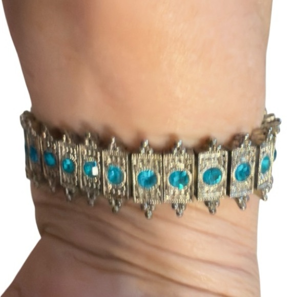 🌹𝗦𝗧𝗨𝗡𝗡𝗜𝗡𝗚 𝗦𝗜𝗟𝗩𝗘𝗥 & 𝗧𝗘𝗔𝗟 𝗦𝗧𝗢𝗡𝗘𝗦 𝗦𝗧𝗥𝗘𝗧𝗖𝗛 𝗕𝗥𝗔𝗖𝗘𝗟𝗘𝗧 - Picture 4 of 6